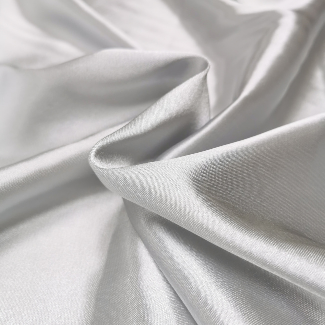 Special Offer Crepe Backed Satin - Silver
